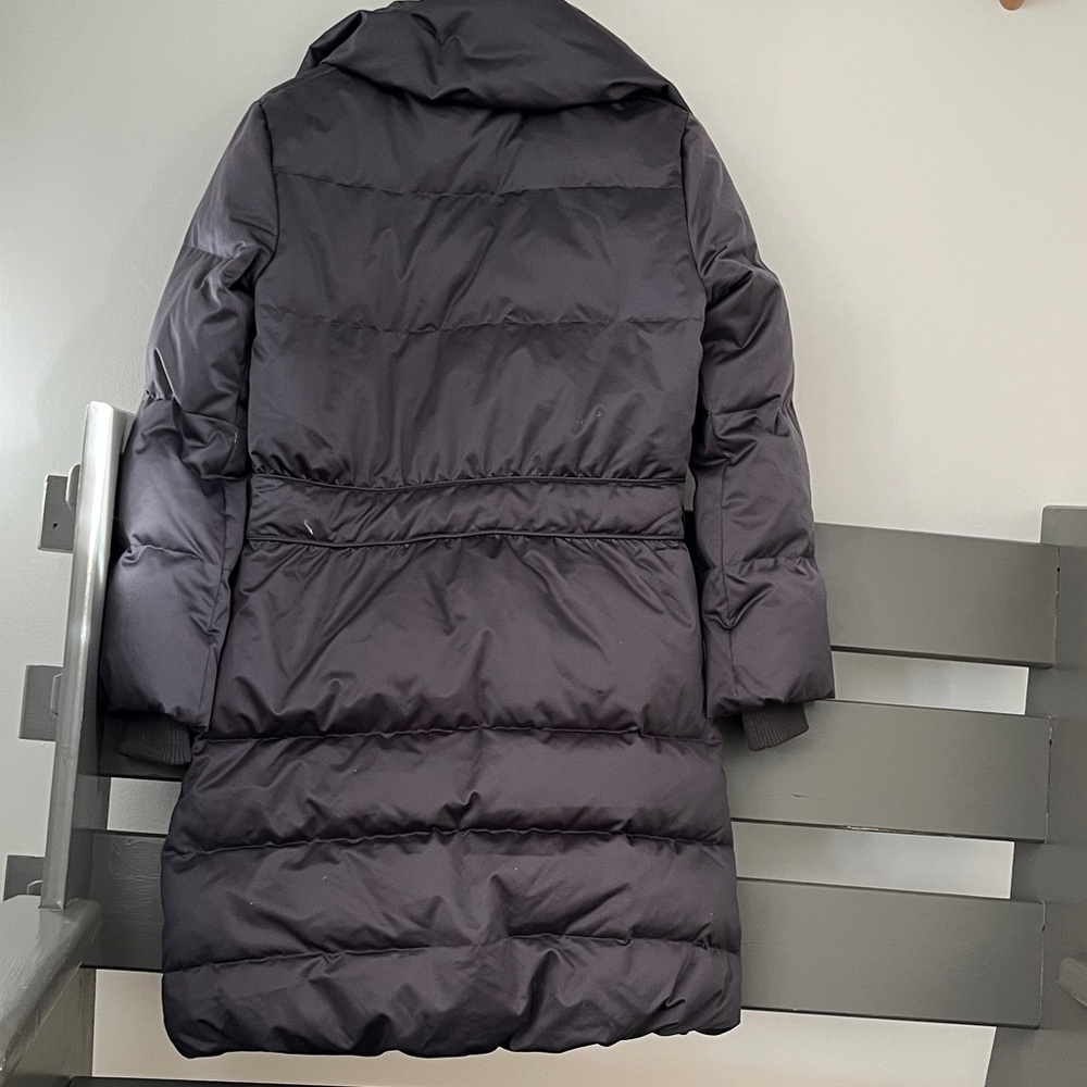 Women's Dark Grey Down  Puffer Coat - Picture 2 of 4